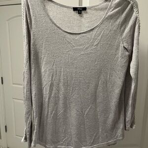 Very J Gray Women's Longsleeve Top